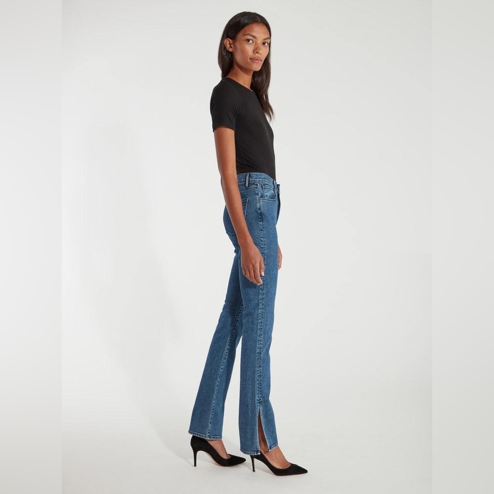 3X1 High Rise Split Seam Bell Jeans in Hester Size 27 - Picture 2 of 10